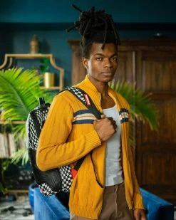 SPRAYGROUND® TRIPPY CHECK DLX BACKPACK BAGS