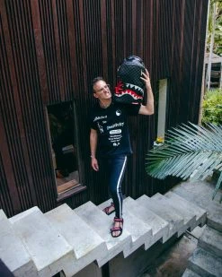 SPRAYGROUND® SHARK BITE SHARKS IN PARIS GRAY BACKPACK (DLXV) BAGS