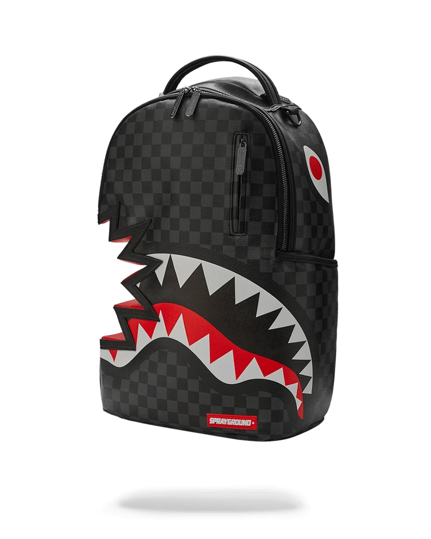 SPRAYGROUND® SHARK BITE SHARKS IN PARIS GRAY BACKPACK (DLXV) BAGS 3 SPRAYGROUND® SHARK BITE SHARKS IN PARIS GRAY BACKPACK (DLXV) BAGS