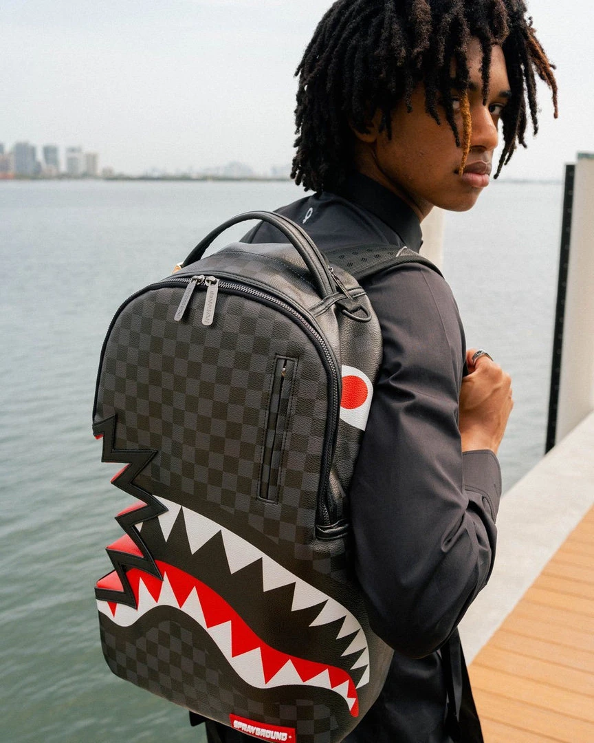SPRAYGROUND® SHARK BITE SHARKS IN PARIS GRAY BACKPACK (DLXV) BAGS 12 SPRAYGROUND® SHARK BITE SHARKS IN PARIS GRAY BACKPACK (DLXV) BAGS