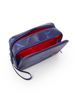 SPRAYGROUND® BAGS SHARK CHECK (BLUE) TOILETRY