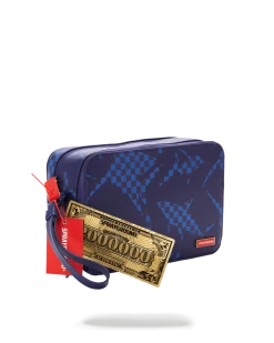 SPRAYGROUND® BAGS SHARK CHECK (BLUE) TOILETRY