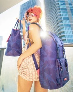 SPRAYGROUND® SHARK CHECK (BLUE) HILLS BACKPACK BAGS