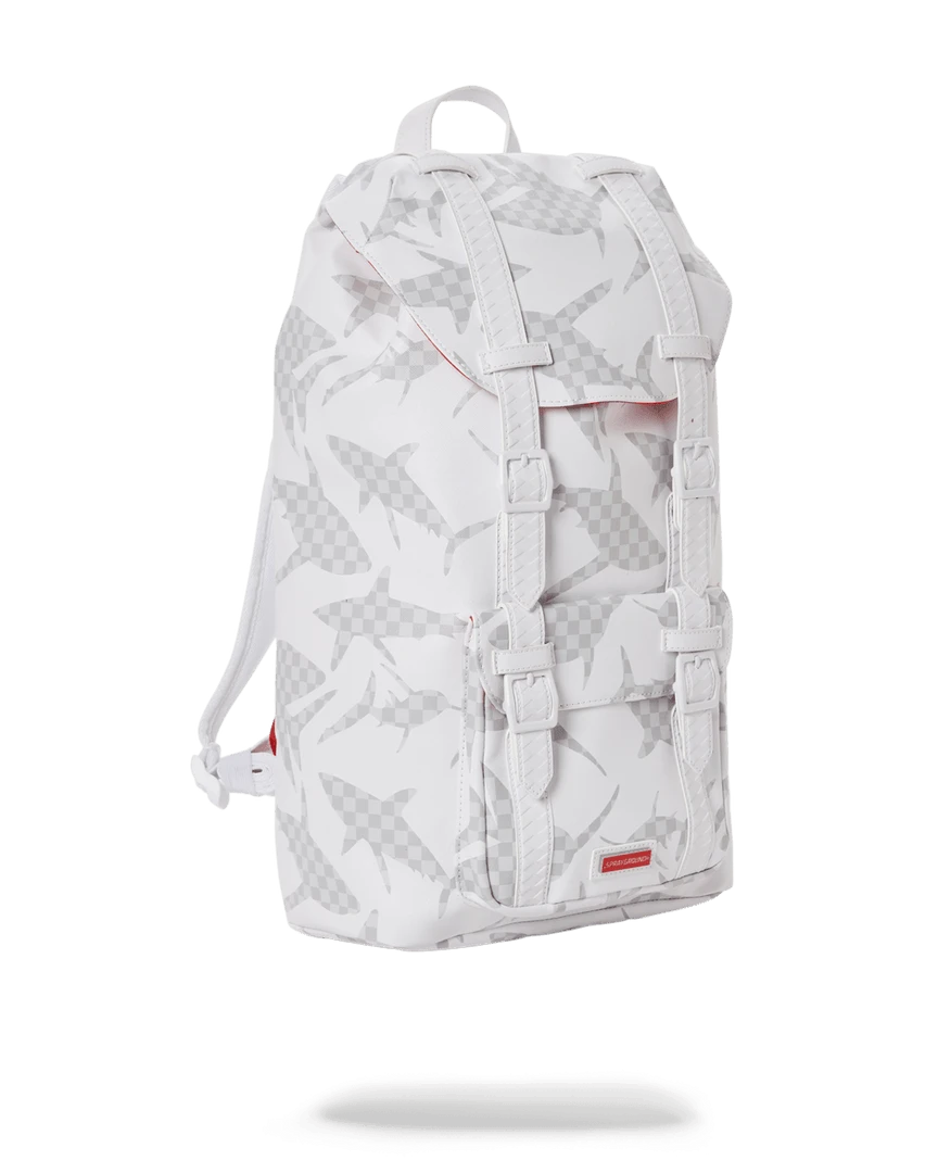 SPRAYGROUND® SHARK CHECK (WHITE) HILLS BACKPACK 5 SPRAYGROUND® SHARK CHECK (WHITE) HILLS BACKPACK