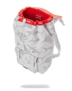 SPRAYGROUND® SHARK CHECK (WHITE) HILLS BACKPACK 19 SPRAYGROUND® SHARK CHECK (WHITE) HILLS BACKPACK