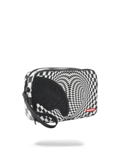 SPRAYGROUND® TRIPPY CHECK TOILETRY AKA MONEY BAG