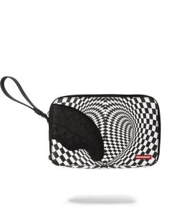 SPRAYGROUND® TRIPPY CHECK TOILETRY AKA MONEY BAG