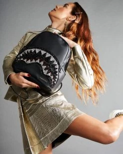 SPRAYGROUND® CLEARCUT SAVAGE BACKPACK (BLACK)