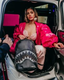 SPRAYGROUND® CLEARCUT DLX BACKPACK (BLACK) BAGS