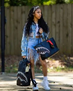 SPRAYGROUND® CLEARCUT DLX BACKPACK (BLACK) BAGS