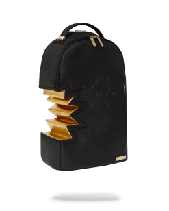 SPRAYGROUND® A.i.3 SHARK BITE BLACK GOLD BACKPACK (DLXV)