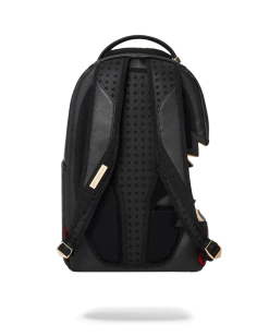 SPRAYGROUND® A.i.3 SHARK BITE BLACK GOLD BACKPACK (DLXV)