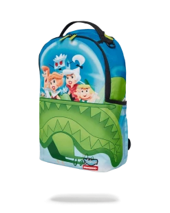 SPRAYGROUND® JETSONS FLYING SHARKMOUTH BACKPACK (DLXR) BAGS