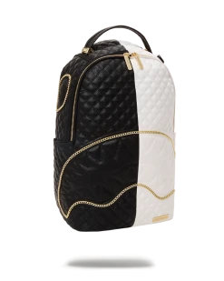 SPRAYGROUND® LEVELED UP SPLIT QUILT SHARK BACKPACK (DLXV)