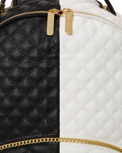 SPRAYGROUND® LEVELED UP SPLIT QUILT SHARK BACKPACK (DLXV)