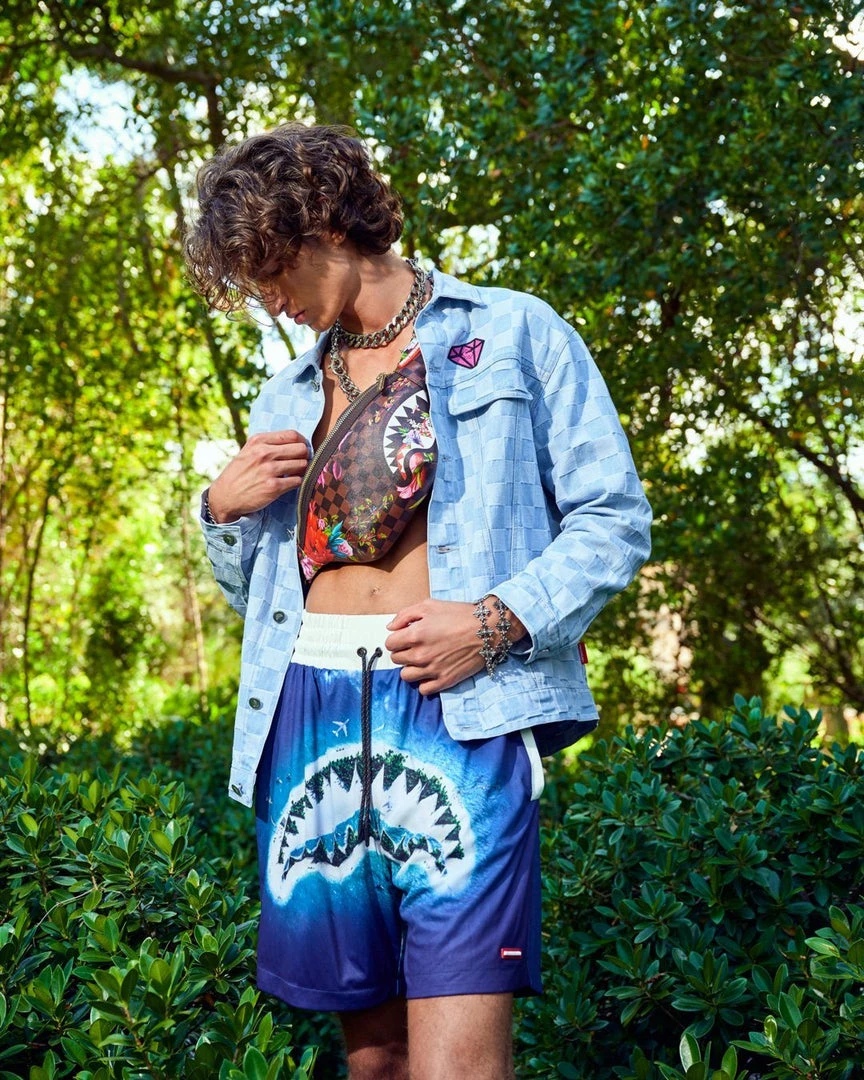 SPRAYGROUND® CROSSBODYS GARDEN OF SHARKS SAVVY CROSSBODY SPRAYGROUND® CROSSBODYS GARDEN OF SHARKS SAVVY CROSSBODY