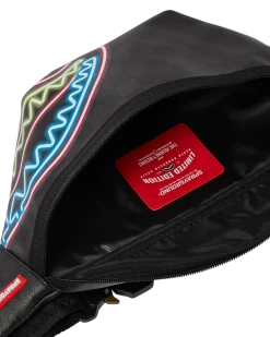 SPRAYGROUND® SHARKS IN PARIS GLOW SAVVY CROSSBODY CROSSBODYS