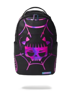 SPRAYGROUND® BACKPACKS CAZZU IRIDESCENT CUT & SEW SPIDER SKULL SHARK BACKPACK (DLXV)