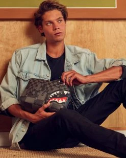 SPRAYGROUND® BAGS XTC GREY SHARKS IN PARIS TOILETRY BAG