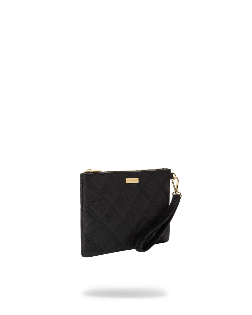 SPRAYGROUND® NOIR QUILT GOLD CHAIN SHARK CROSSOVER CLUTCH CROSSOVER CLUTCHES 3 SPRAYGROUND® NOIR QUILT GOLD CHAIN SHARK CROSSOVER CLUTCH CROSSOVER CLUTCHES