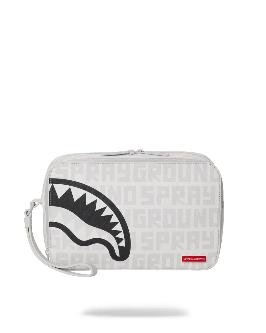 SPRAYGROUND® SPLIT THE CHECK (PEARL) TOILETRY BAG BAGS 1 SPRAYGROUND® SPLIT THE CHECK (PEARL) TOILETRY BAG BAGS