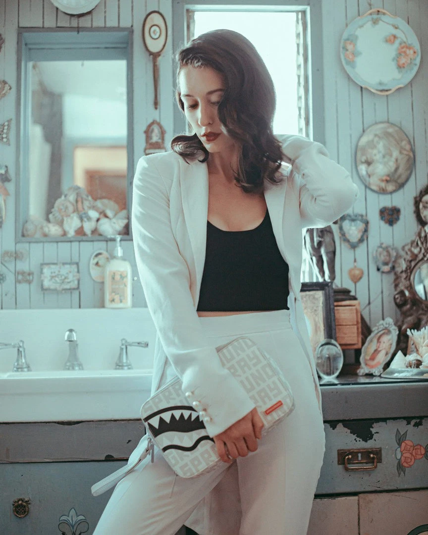 SPRAYGROUND® SPLIT THE CHECK (PEARL) TOILETRY BAG BAGS 8 SPRAYGROUND® SPLIT THE CHECK (PEARL) TOILETRY BAG BAGS