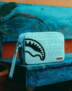 SPRAYGROUND® SPLIT THE CHECK (PEARL) TOILETRY BAG BAGS 23 SPRAYGROUND® SPLIT THE CHECK (PEARL) TOILETRY BAG BAGS