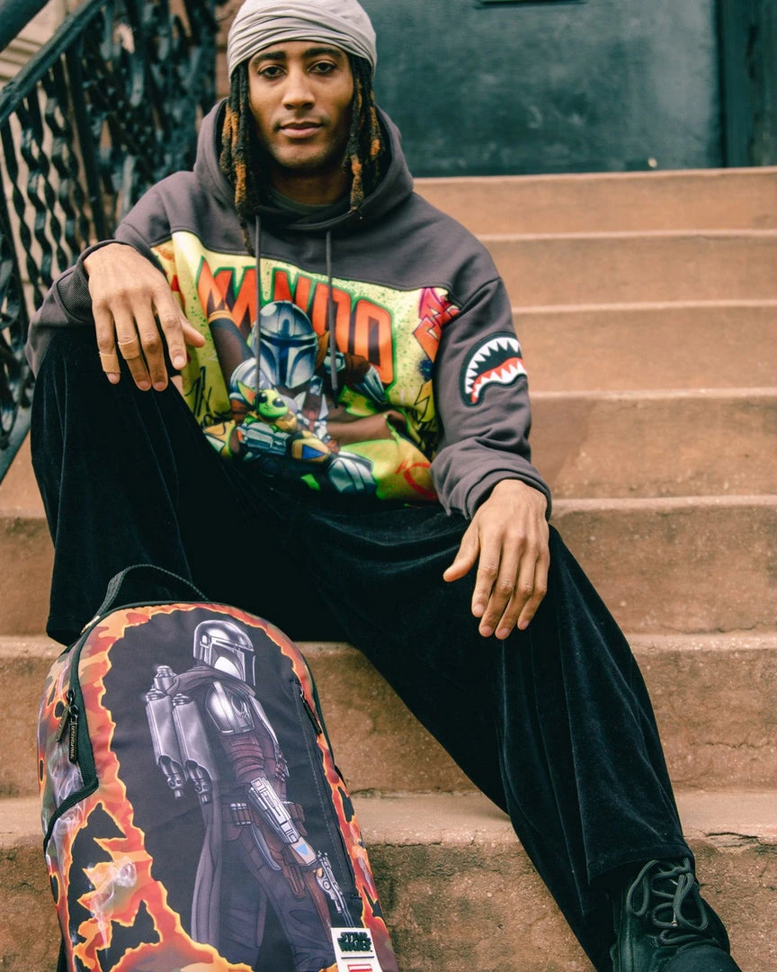 SPRAYGROUND® BAGS STAR WARS MANDALORIAN BLOWOUT SHARK BACKPACK SPRAYGROUND® BAGS STAR WARS MANDALORIAN BLOWOUT SHARK BACKPACK