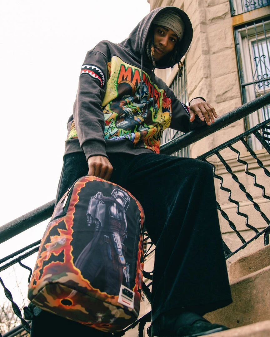 SPRAYGROUND® BAGS STAR WARS MANDALORIAN BLOWOUT SHARK BACKPACK SPRAYGROUND® BAGS STAR WARS MANDALORIAN BLOWOUT SHARK BACKPACK