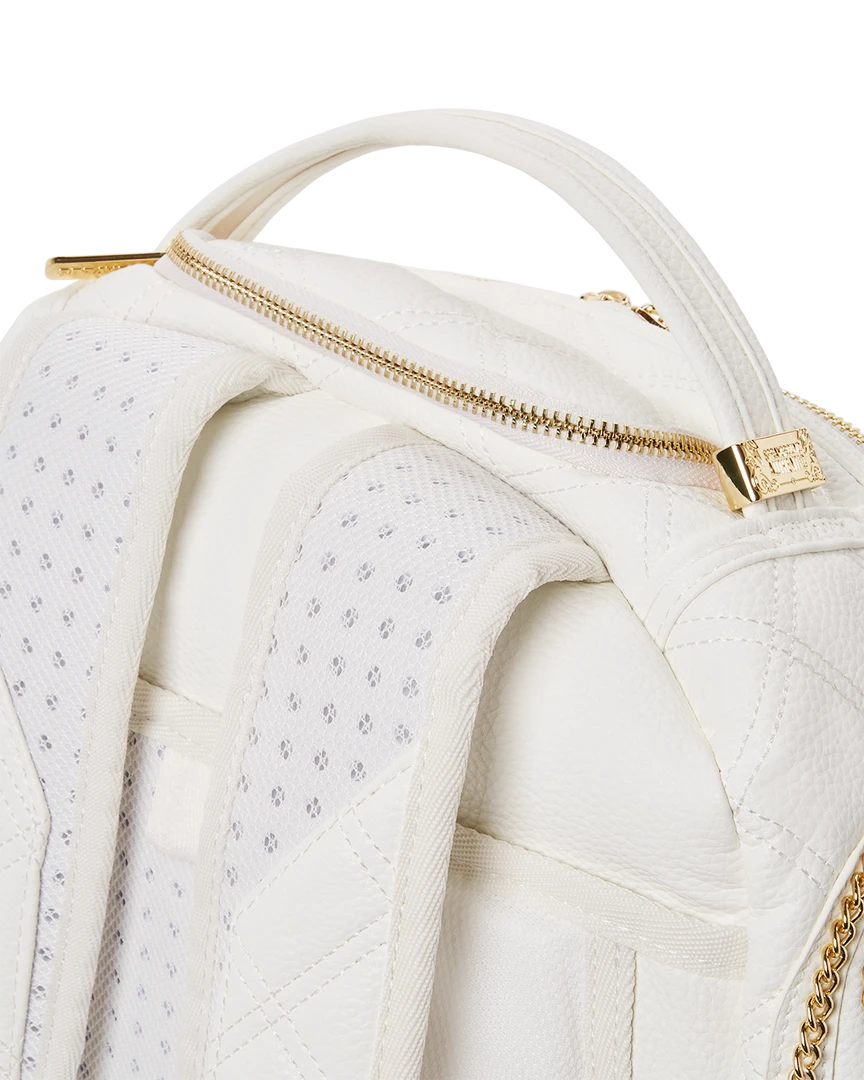 SPRAYGROUND® RIVIERA LE BLANC GOLD CHAIN SHARK BACKPACK (DLXV) BAGS 13 SPRAYGROUND® RIVIERA LE BLANC GOLD CHAIN SHARK BACKPACK (DLXV) BAGS