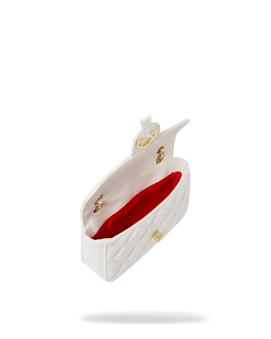 SPRAYGROUND® RIVIERA LE BLANC GOLD CHAIN SHARK HANDBAG BAGS 5 SPRAYGROUND® RIVIERA LE BLANC GOLD CHAIN SHARK HANDBAG BAGS