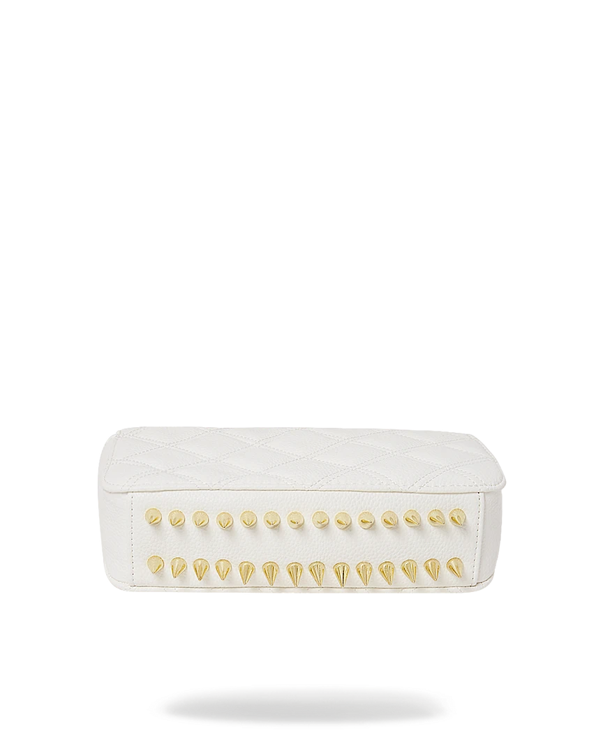 SPRAYGROUND® RIVIERA LE BLANC GOLD CHAIN SHARK HANDBAG BAGS 13 SPRAYGROUND® RIVIERA LE BLANC GOLD CHAIN SHARK HANDBAG BAGS