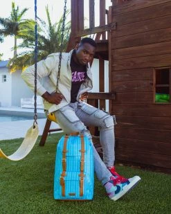 SPRAYGROUND® BAGS ILLUCHAINS TURQ HILLS BACKPACK