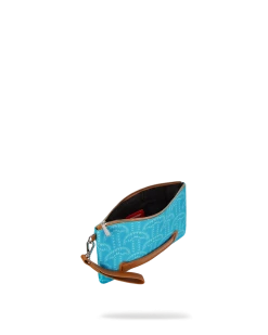 SPRAYGROUND® ILLUCHAINS TURQ CROSSOVER CLUTCH CROSSOVER CLUTCHES