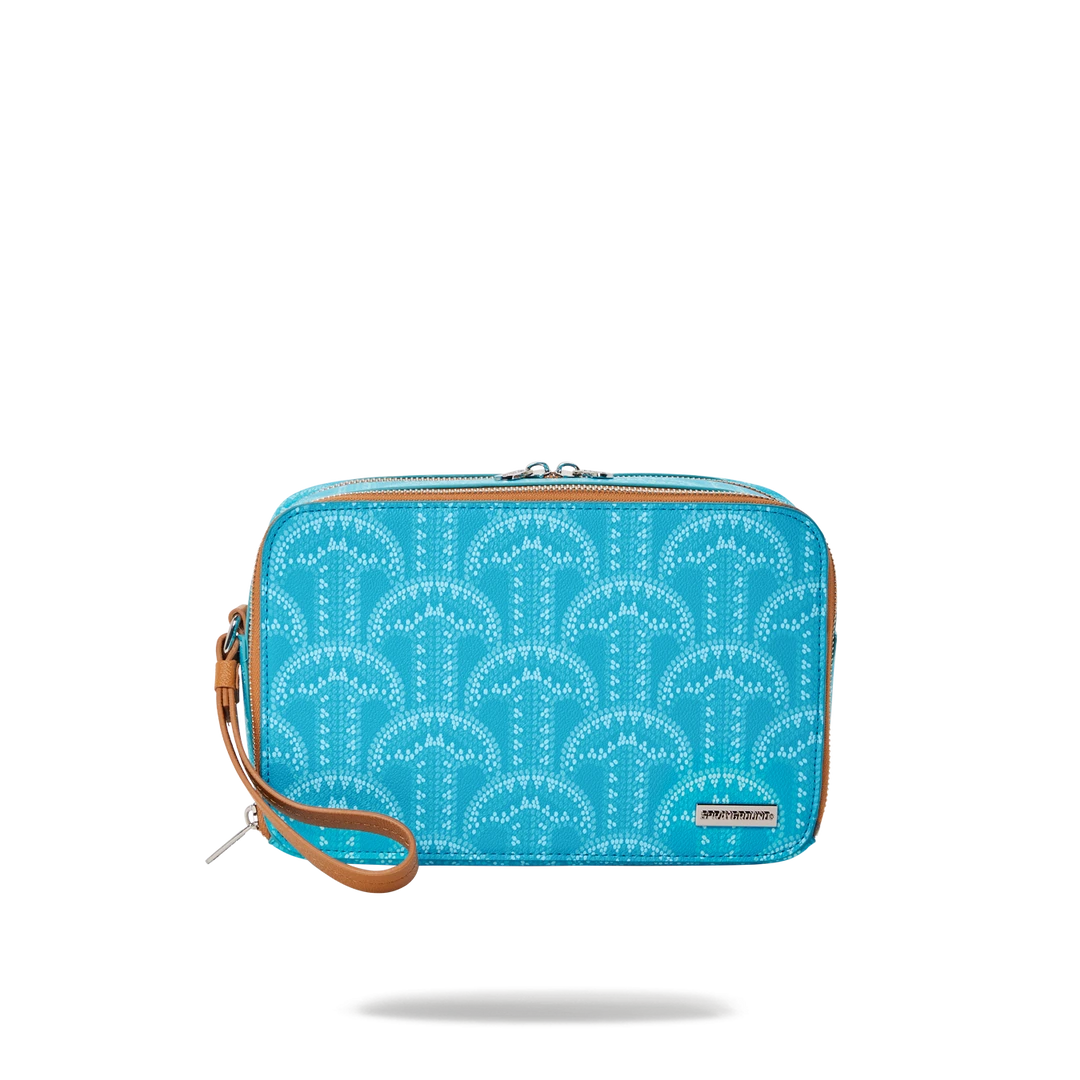 SPRAYGROUND® ILLUCHAINS TURQ TOILETRY BAG BAGS 1 SPRAYGROUND® ILLUCHAINS TURQ TOILETRY BAG BAGS