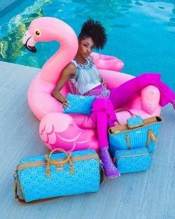 SPRAYGROUND® ILLUCHAINS TURQ TOILETRY BAG BAGS 20 SPRAYGROUND® ILLUCHAINS TURQ TOILETRY BAG BAGS