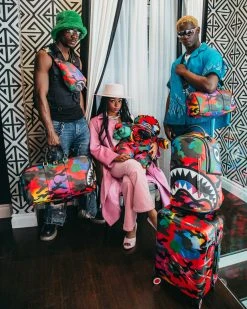 SPRAYGROUND® CAMOBURST SAVVY CROSSBODY CROSSBODYS