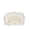 SPRAYGROUND® RIVIERA LE BLANC GOLD CHAIN SHARK TOILETRY BAG