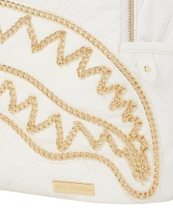 SPRAYGROUND® RIVIERA LE BLANC GOLD CHAIN SHARK SAVAGE BACKPACK BAGS 11 SPRAYGROUND® RIVIERA LE BLANC GOLD CHAIN SHARK SAVAGE BACKPACK BAGS