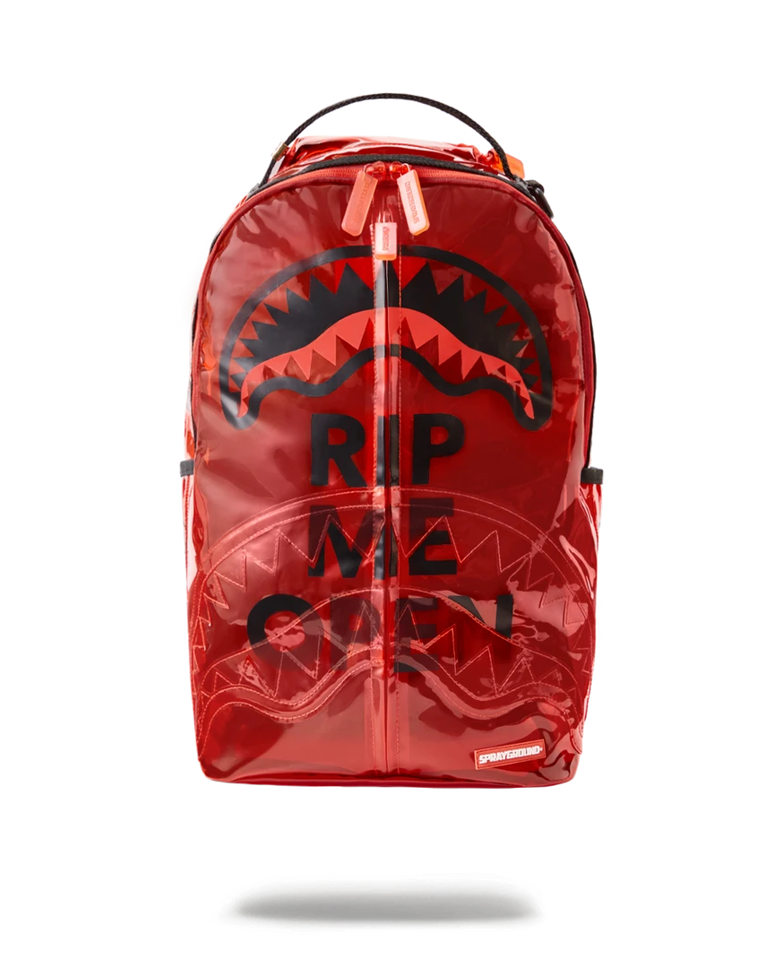 SPRAYGROUND® RIP ME OPEN (RED) (VINYL) 1 SPRAYGROUND® RIP ME OPEN (RED) (VINYL)
