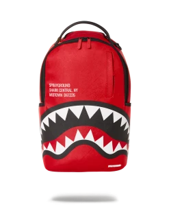 SPRAYGROUND® SHARK CENTRAL (RED) (DLXV) NEW ARRIVALS