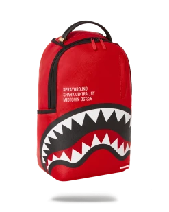 SPRAYGROUND® SHARK CENTRAL (RED) (DLXV) NEW ARRIVALS