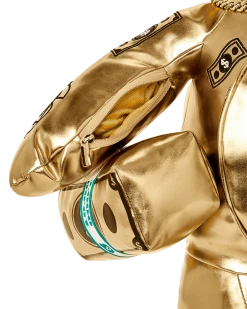 SPRAYGROUND® GOLD RUSH MONEYBEAR TEDDYBEAR BACKPACK