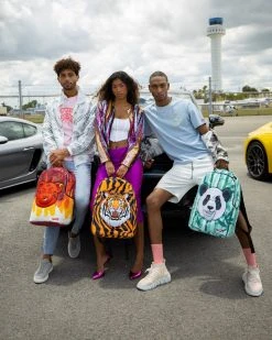 SPRAYGROUND® NEW ARRIVALS PANDA COZY VELOUR FUR BACKPACK