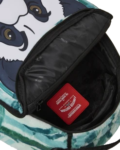 SPRAYGROUND® NEW ARRIVALS PANDA COZY VELOUR FUR BACKPACK