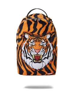 SPRAYGROUND® TIGER COZY VELOUR FUR BACKPACK