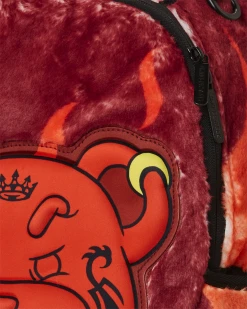 SPRAYGROUND® NEW ARRIVALS DIABLO COZY VELOUR FUR BACKPACK