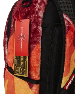 SPRAYGROUND® NEW ARRIVALS DIABLO COZY VELOUR FUR BACKPACK