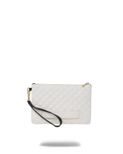 SPRAYGROUND® LEVELED UP SPLIT QUILT SHARK CROSSOVER CLUTCH NEW ARRIVALS