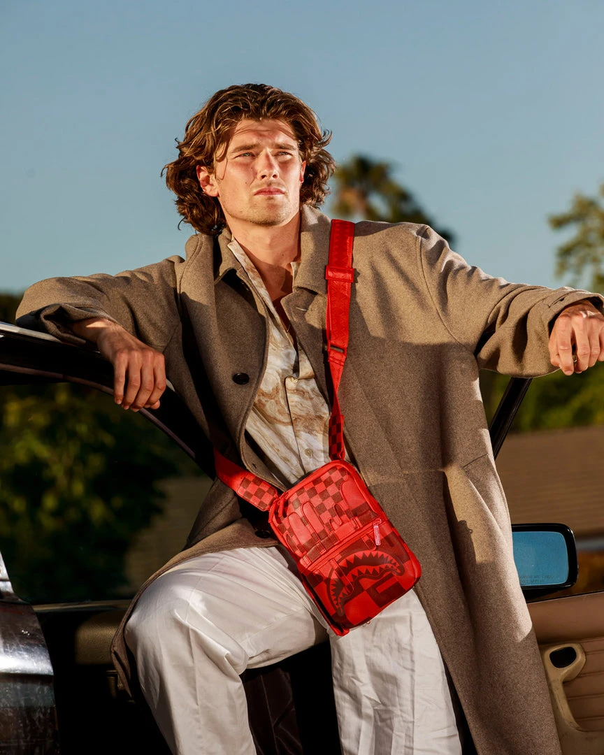 SPRAYGROUND® NEW ARRIVALS XTC SHARKS IN WONDERLAND SLING 2 SPRAYGROUND® NEW ARRIVALS XTC SHARKS IN WONDERLAND SLING